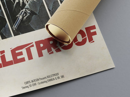 50 BULLETPROOF INSPIRED VINTAGE MOVIE STYLE POSTER - 808's