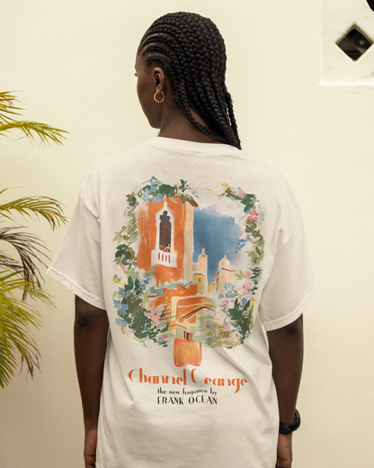 Frank Ocean Channel Orange Advertising Style Tee - Front & Back Print