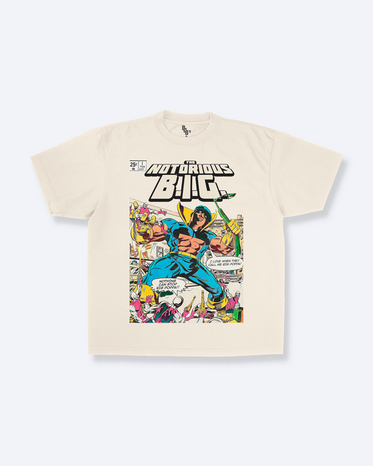 B.I.G Biggie Superhero - Comic Style Tee