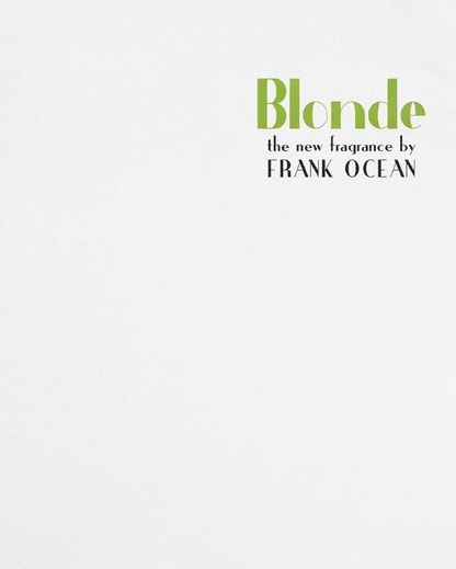 Frank Ocean Album Blonde Inspired Vintage Advertising Style Front & Back Print Sweatshirt