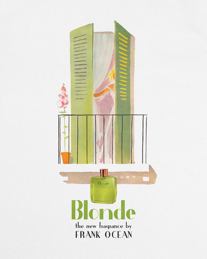 Frank Ocean Album Blonde Inspired Vintage Advertising Style Front & Back Print Sweatshirt