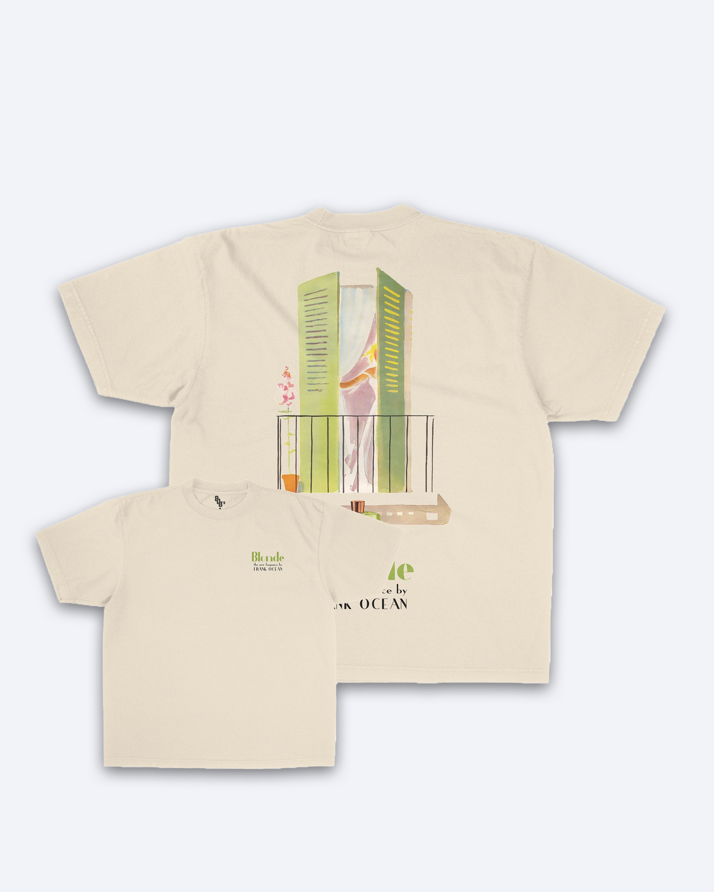 Frank Ocean Blonde Vintage Advertising Style Tee - Front & Back Print