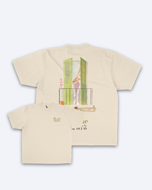 Frank Ocean Blonde Vintage Advertising Style Tee - Front & Back Print