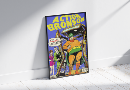 Bronson Inspired Comic Book Style Poster