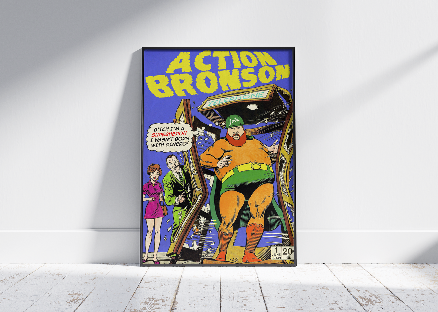 Bronson Inspired Comic Book Style Poster