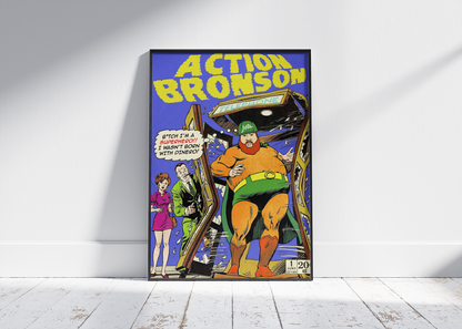 Bronson Inspired Comic Book Style Poster