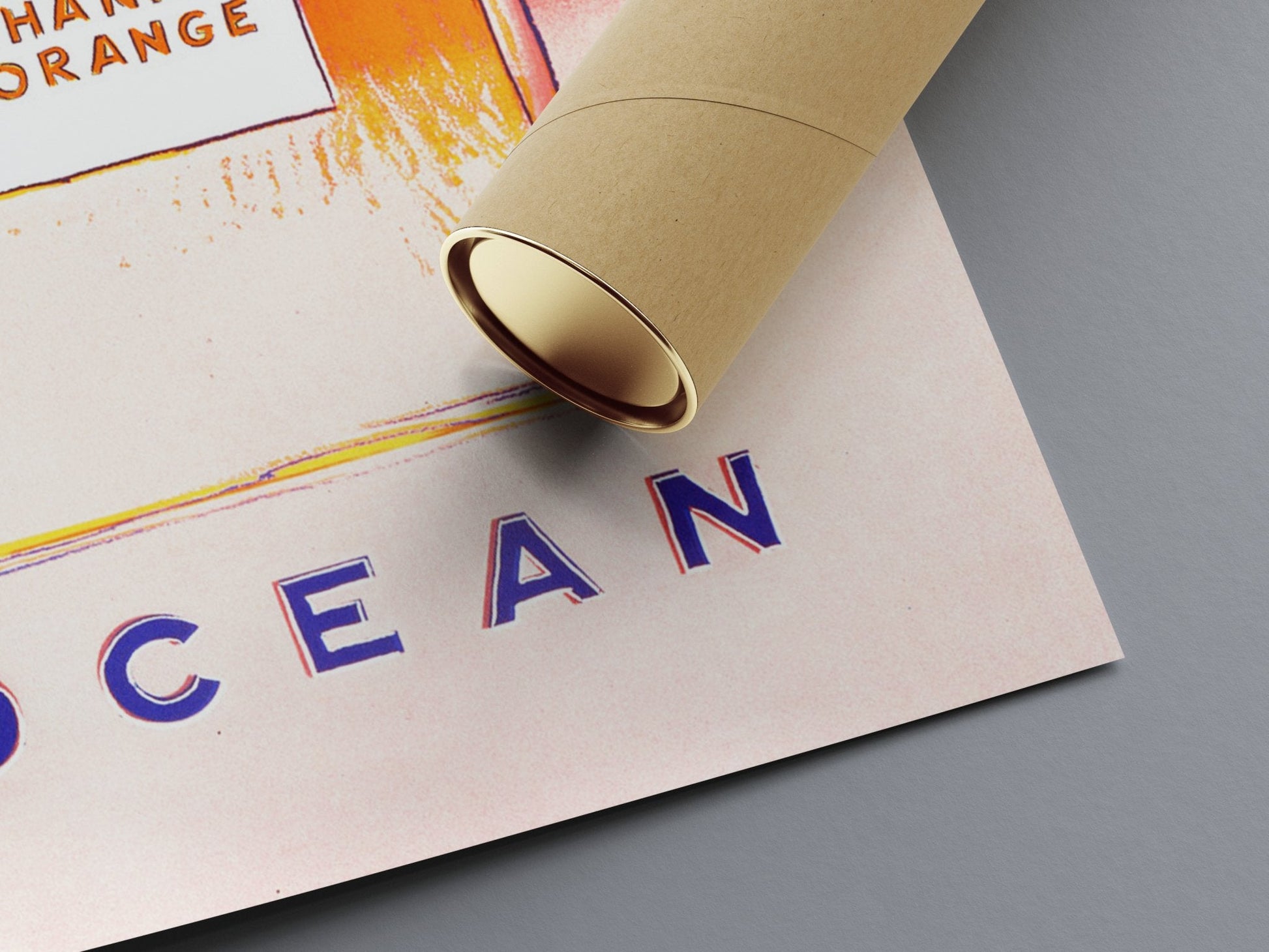 CHANNEL ORANGE VINTAGE ADVERTISING PERFUME POSTER - 808's