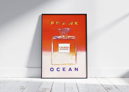 CHANNEL ORANGE VINTAGE ADVERTISING PERFUME POSTER - 808's
