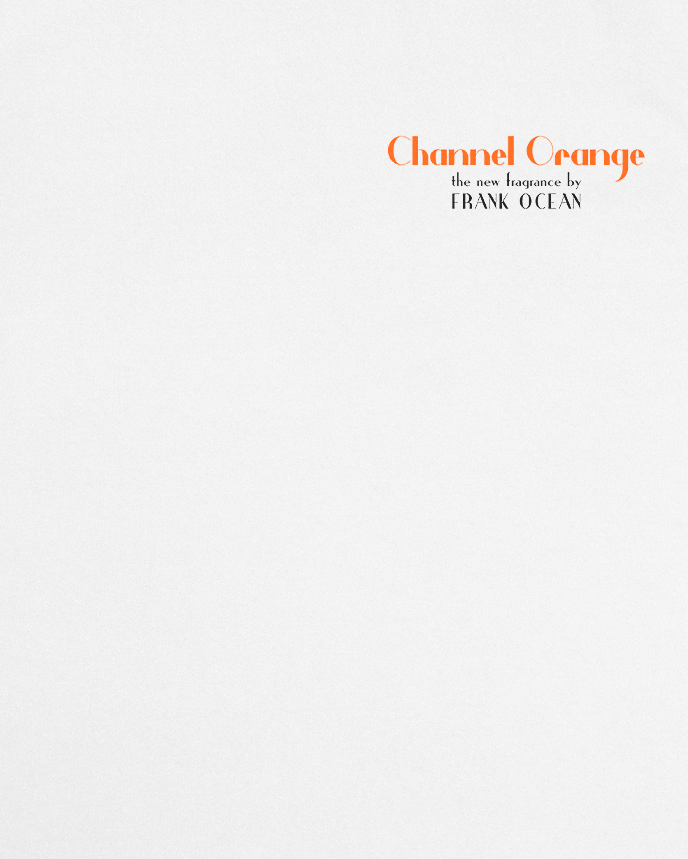 Frank Ocean Channel Orange Advertising Style Tee - Front & Back Print
