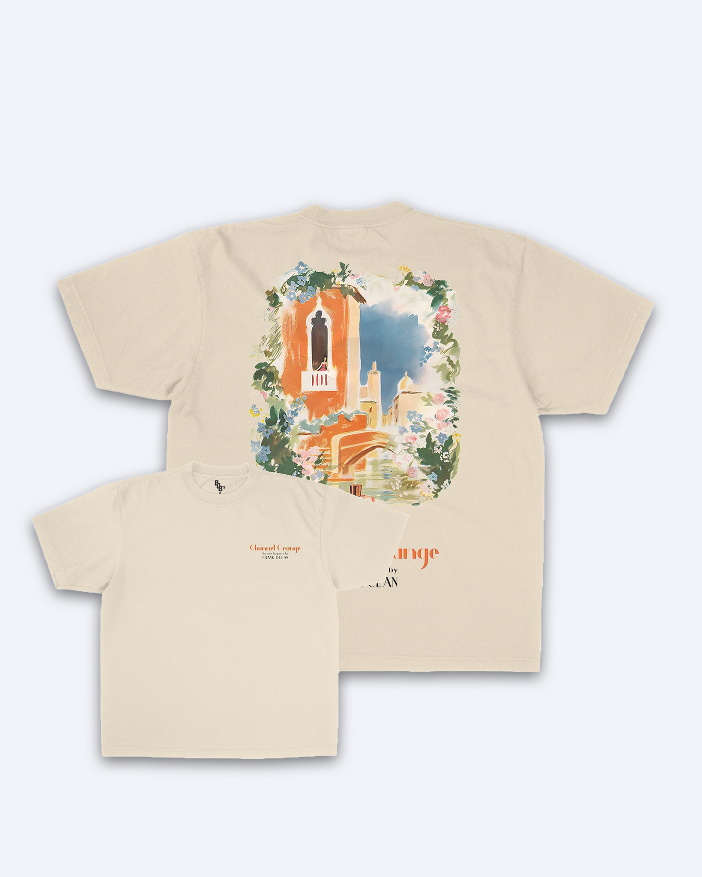 Frank Ocean Channel Orange Advertising Style Tee - Front & Back Print