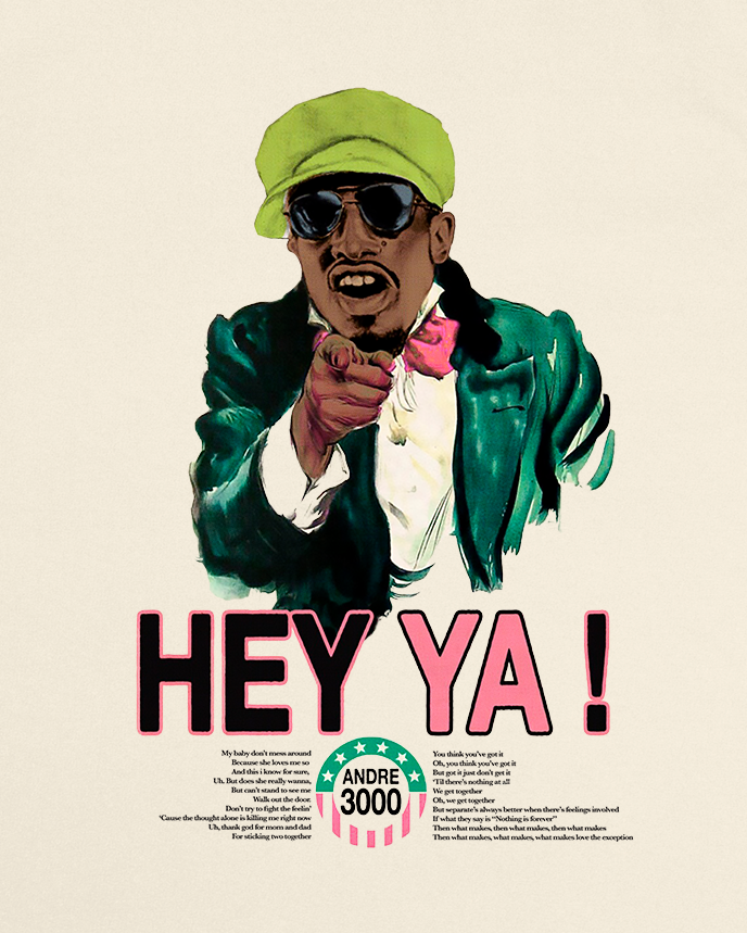 Andre 3000 - Hey Ya! Graphic Tee