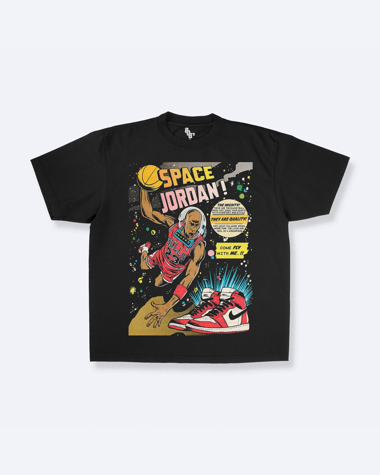 MJ Comic Bulls Graphic Tee