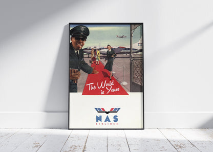The World Is Yours Vintage Advertising Style Poster - 808's